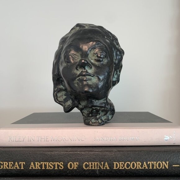 Vintage Other - Head of a Girl Sculputure sigend A. Rodin